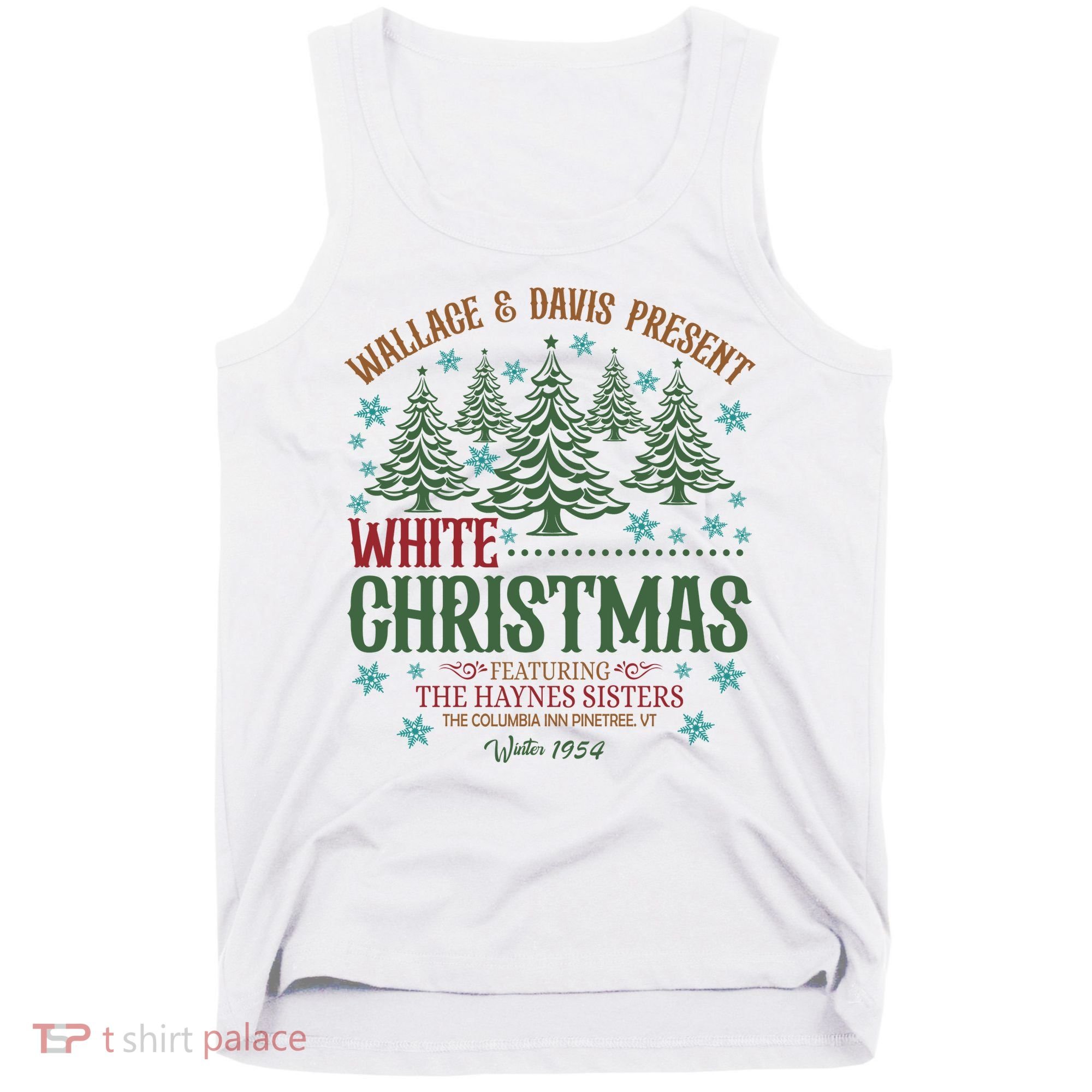 Wallace & David Present White Christmas Wallace & David Christmas M Tank Top