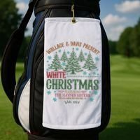 Wallace & David Present White Christmas Wallace & David Christmas M Golf Towel thumb 2