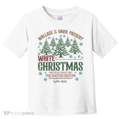 Wallace & David Present White Christmas Wallace & David Christmas M Toddler T-Shirt