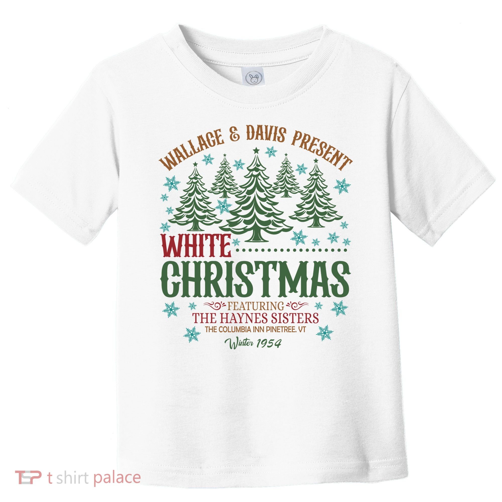Wallace & David Present White Christmas Wallace & David Christmas M Toddler T-Shirt