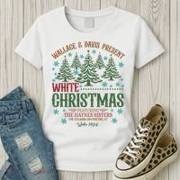 Wallace & David Present White Christmas Wallace & David Christmas M Women's T-Shirt thumb 3