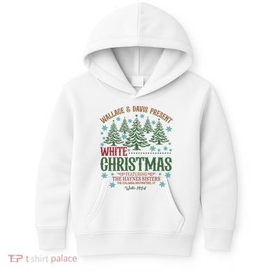 Wallace & David Present White Christmas Wallace & David Christmas M Kids Hoodie