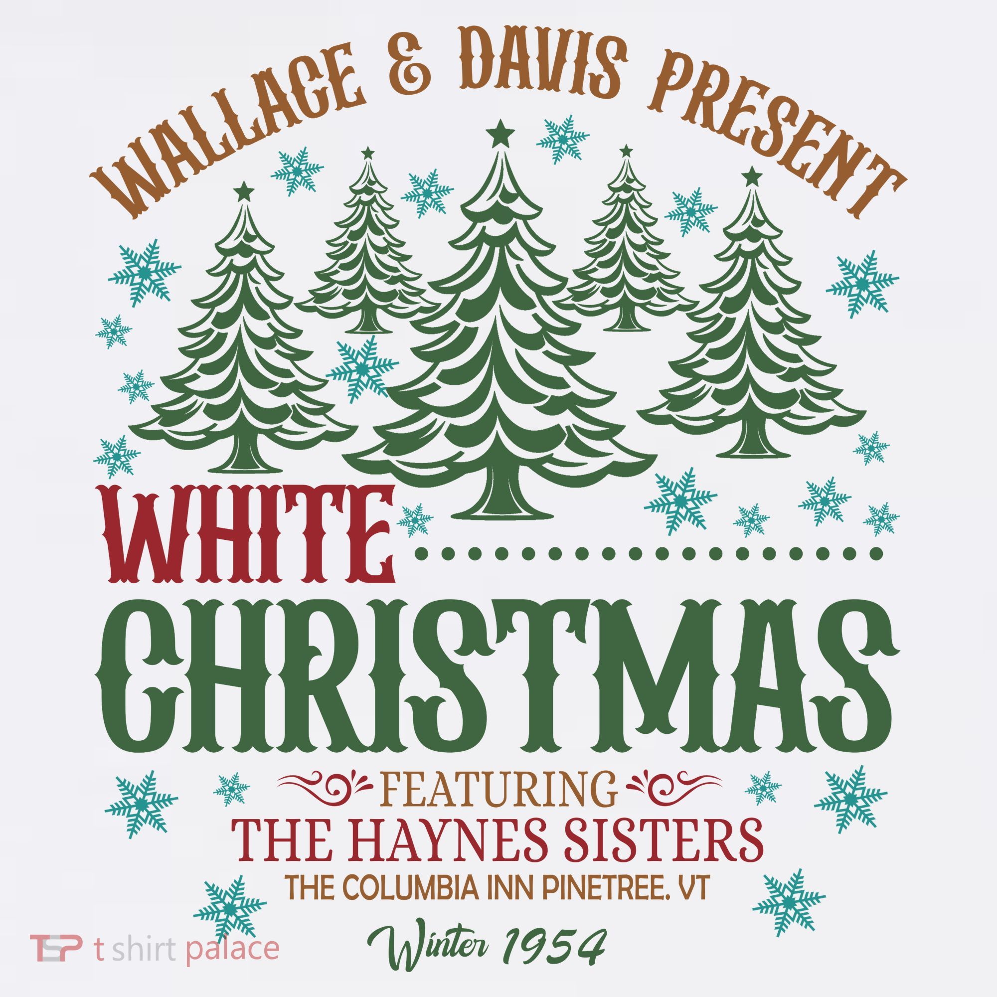Wallace & David Present White Christmas Wallace & David Christmas M Kids Hoodie