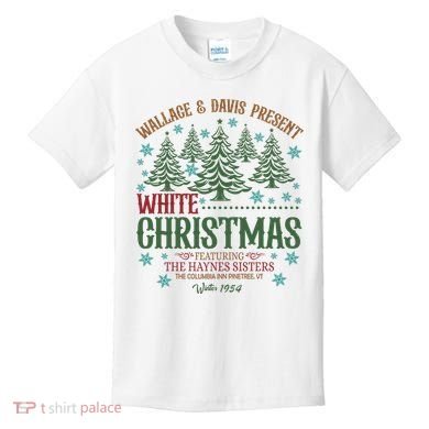 Wallace & David Present White Christmas Wallace & David Christmas M Kids T-Shirt