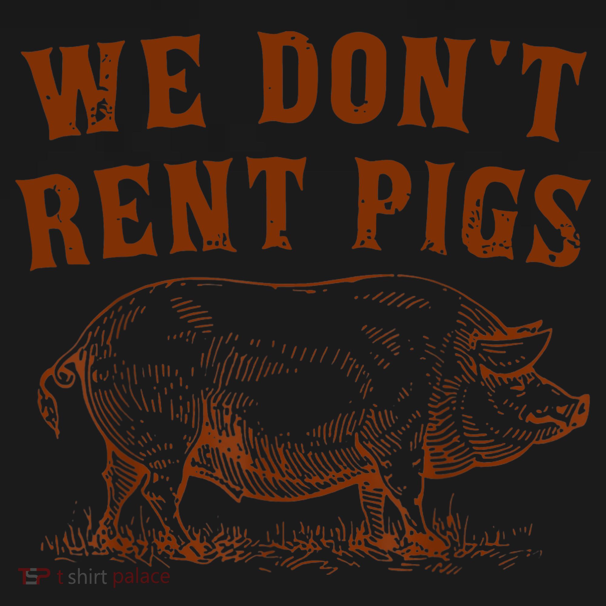 We Don’t Rent Pigs Funny For Kids Sweatshirt