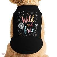 Wildflower Dandelion Rainbow Wild and Free Dandelion Flowers  Doggie Tank thumb 0