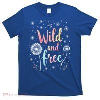 Wildflower Dandelion Rainbow Wild and Free Dandelion Flowers  T-Shirt thumb 0