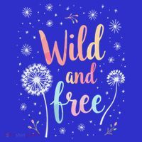 Wildflower Dandelion Rainbow Wild and Free Dandelion Flowers  T-Shirt thumb 7
