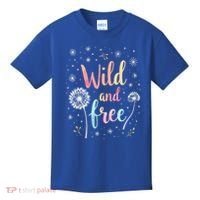 Wildflower Dandelion Rainbow Wild and Free Dandelion Flowers  Kids T-Shirt thumb 0