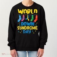World Down Syndrome Day Awareness Socks  Wo kid Women's Sweatshirt thumb 0