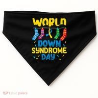 World Down Syndrome Day Awareness Socks  Wo kid USA-Made Doggie Bandana thumb 0