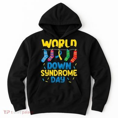 World Down Syndrome Day Awareness Socks  Wo kid Hoodie
