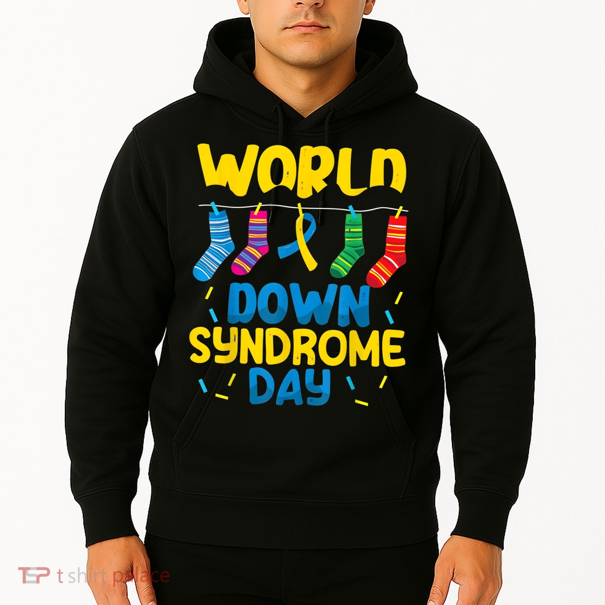 World Down Syndrome Day Awareness Socks  Wo kid Hoodie