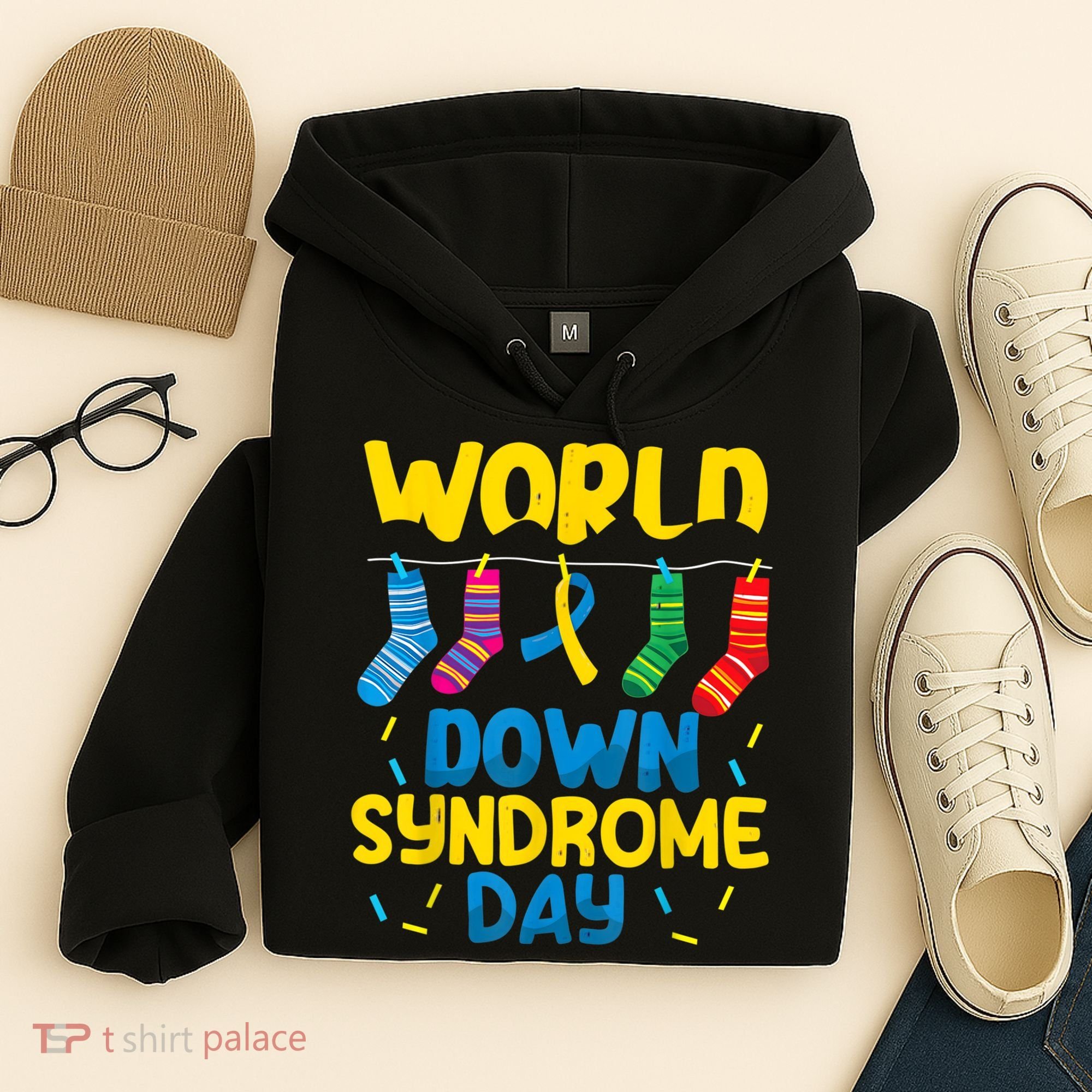 World Down Syndrome Day Awareness Socks  Wo kid Hoodie