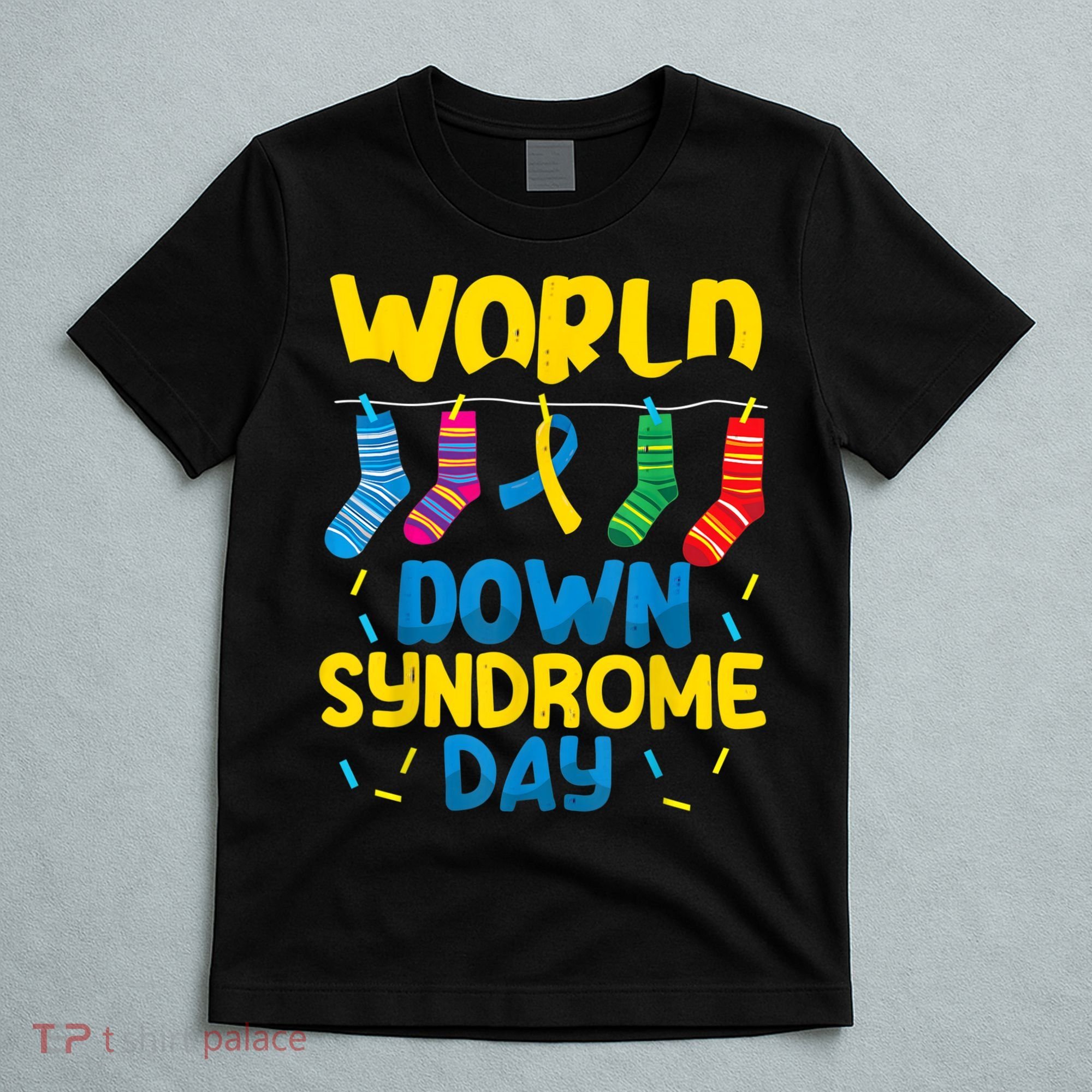 World Down Syndrome Day Awareness Socks  Wo kid T-Shirt