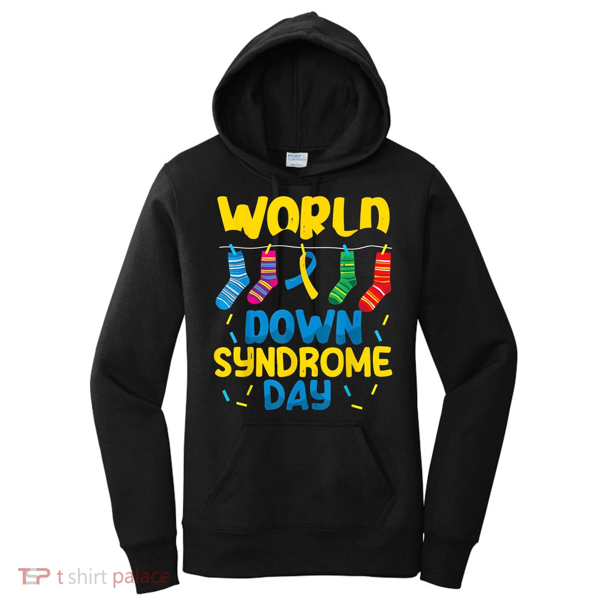 World Down Syndrome Day Awareness Socks  Wo kid Women's Hoodie