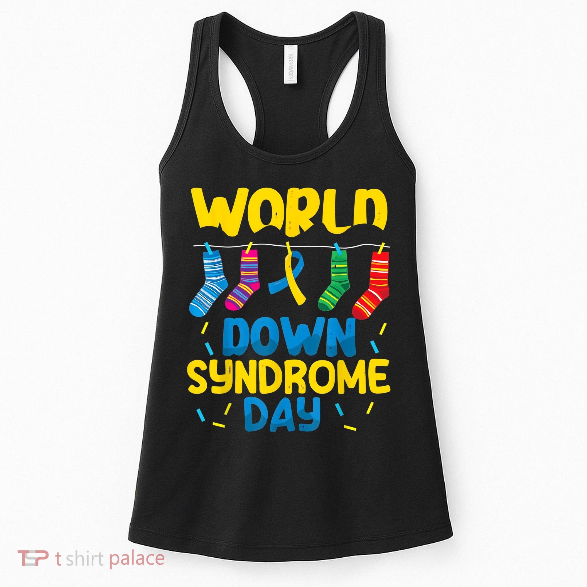 World Down Syndrome Day Awareness Socks  Wo kid Women's Tank Top