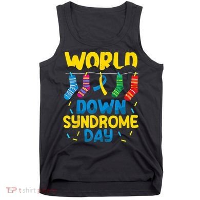 World Down Syndrome Day Awareness Socks  Wo kid Tank Top