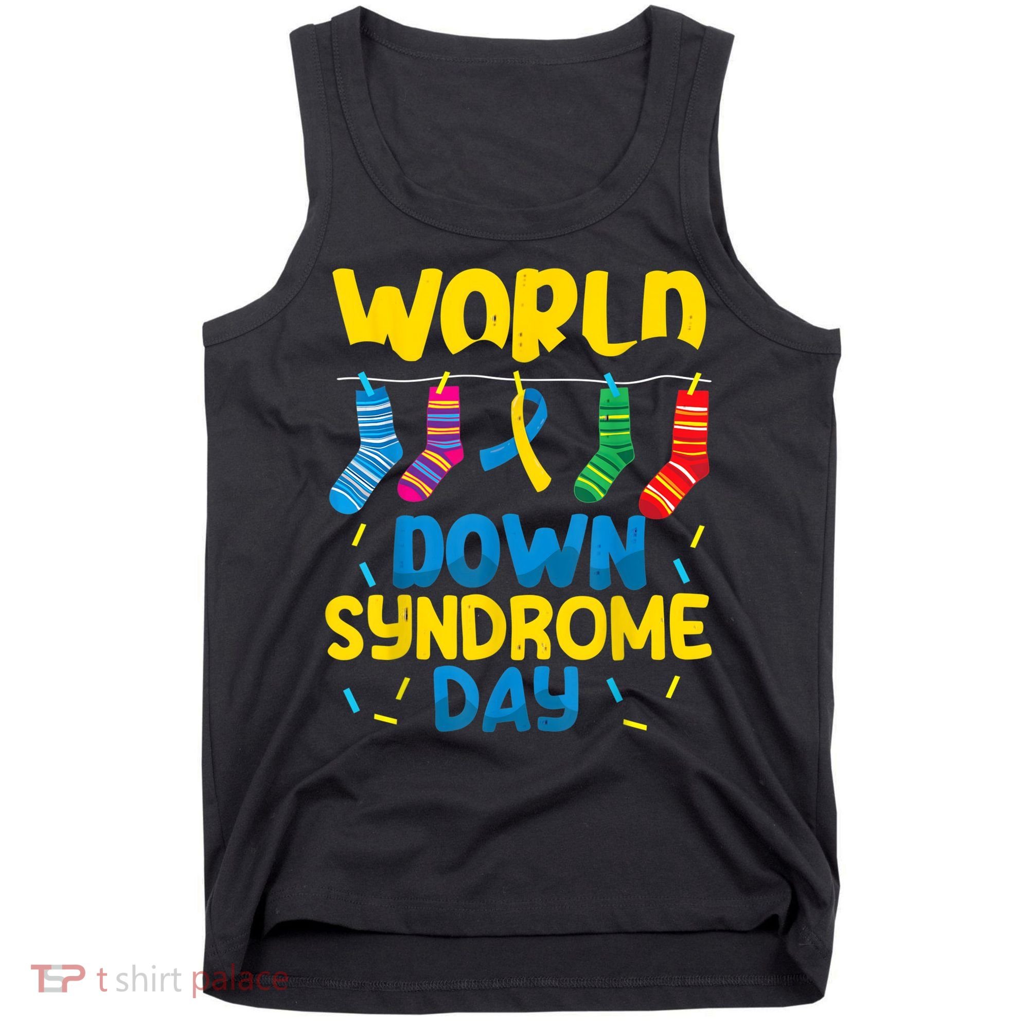 World Down Syndrome Day Awareness Socks  Wo kid Tank Top