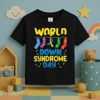 World Down Syndrome Day Awareness Socks  Wo kid Toddler T-Shirt thumb 3
