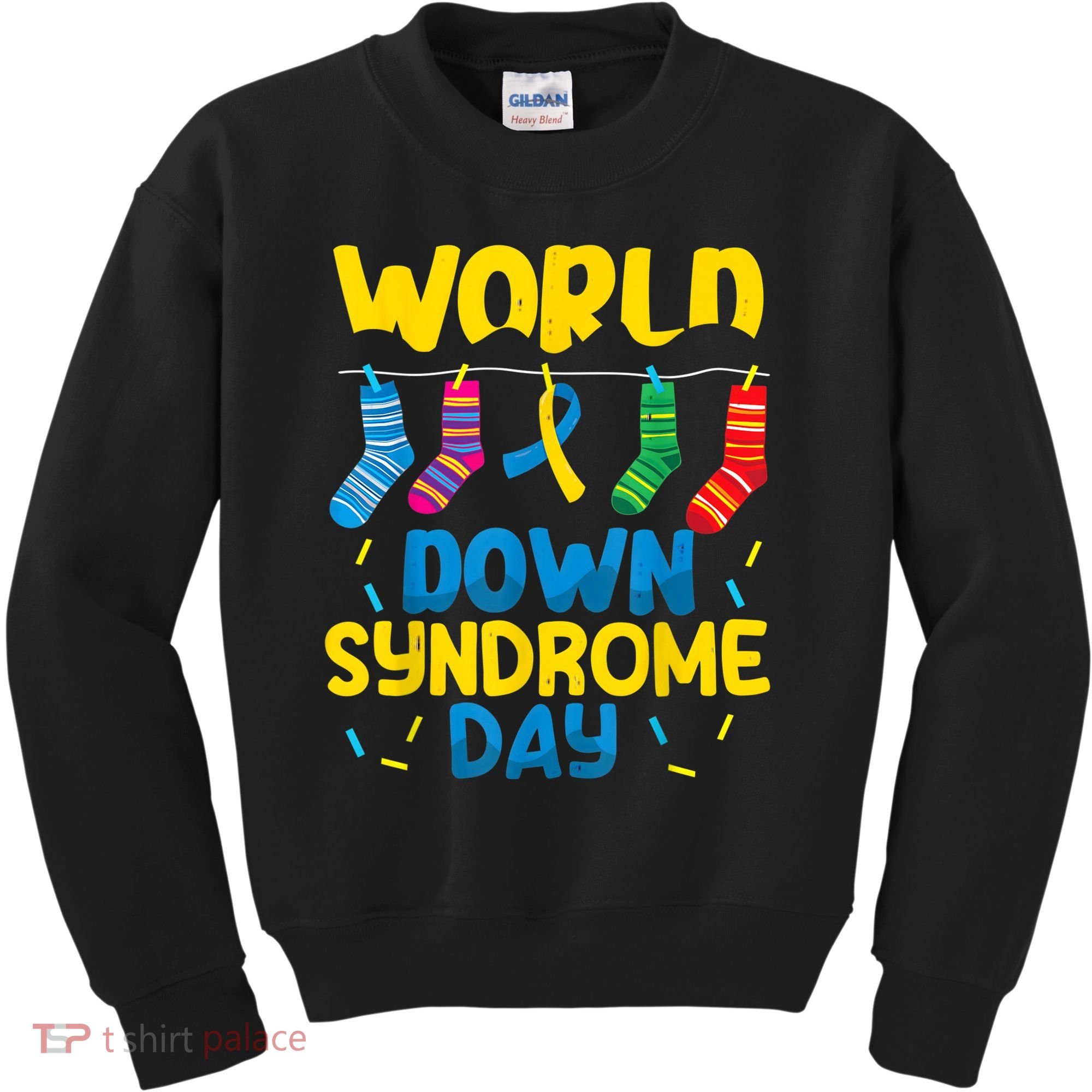 World Down Syndrome Day Awareness Socks  Wo kid Kids Sweatshirt