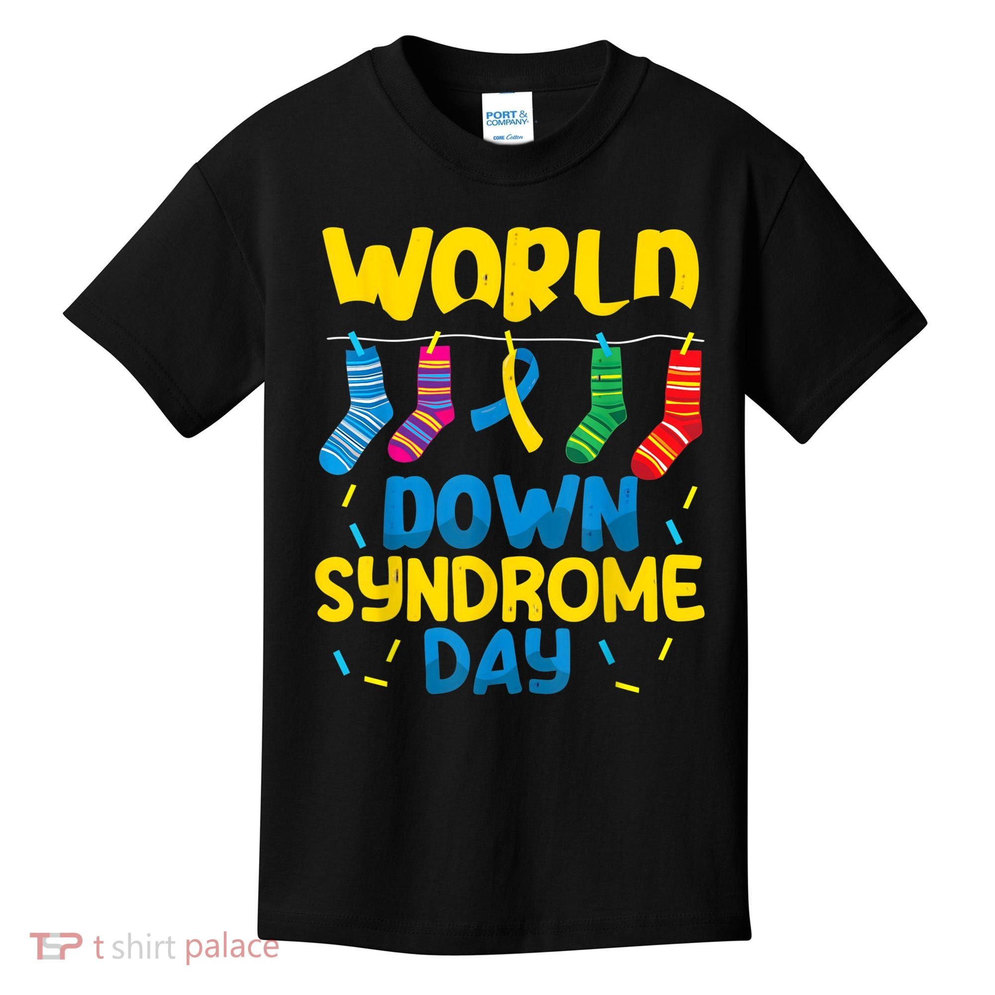 World Down Syndrome Day Awareness Socks  Wo kid Kids T-Shirt