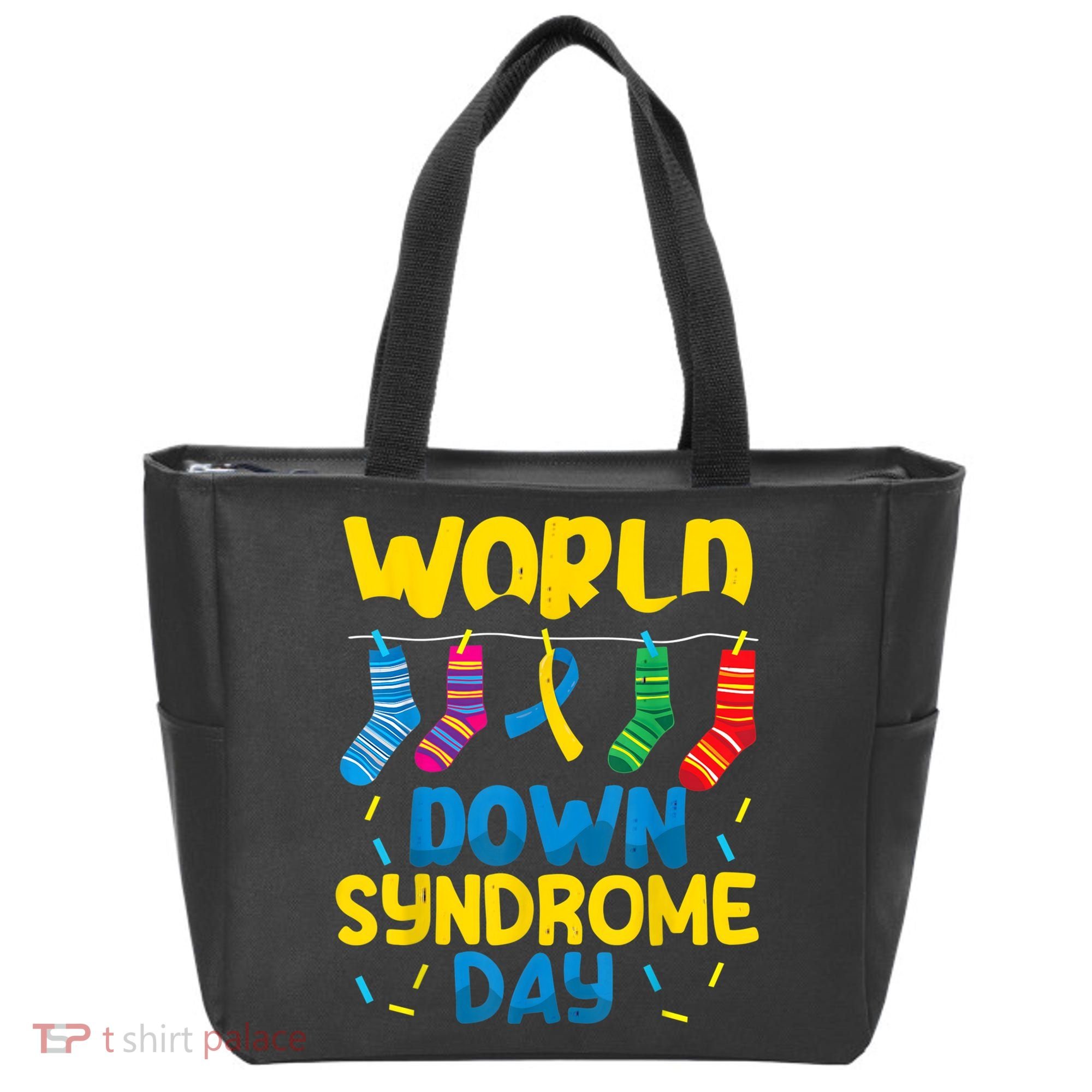 World Down Syndrome Day Awareness Socks  Wo kid Tote Bag