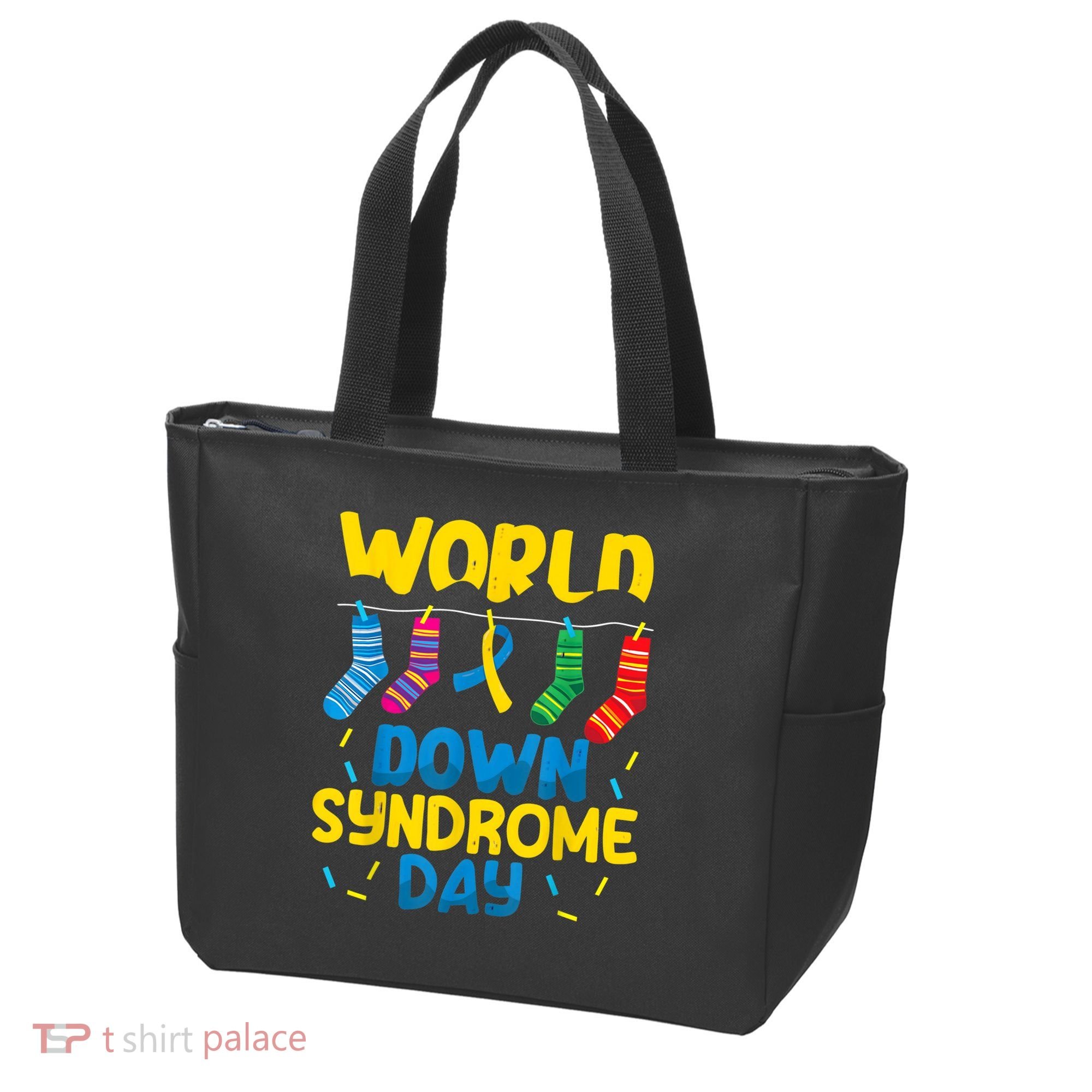 World Down Syndrome Day Awareness Socks  Wo kid Tote Bag