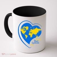 World Down Syndrome Day Heart Earth Coffee Mug thumb 0