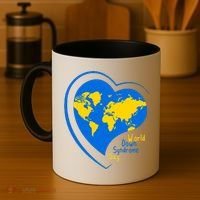 World Down Syndrome Day Heart Earth Coffee Mug thumb 4