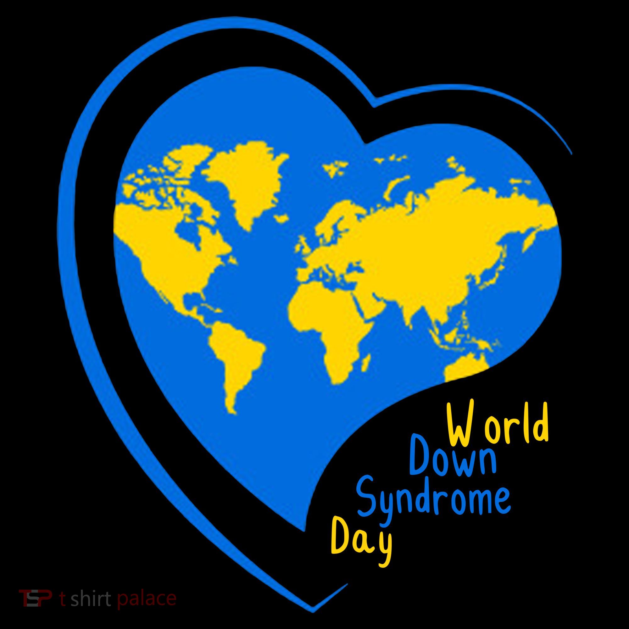 World Down Syndrome Day Heart Earth Coffee Mug