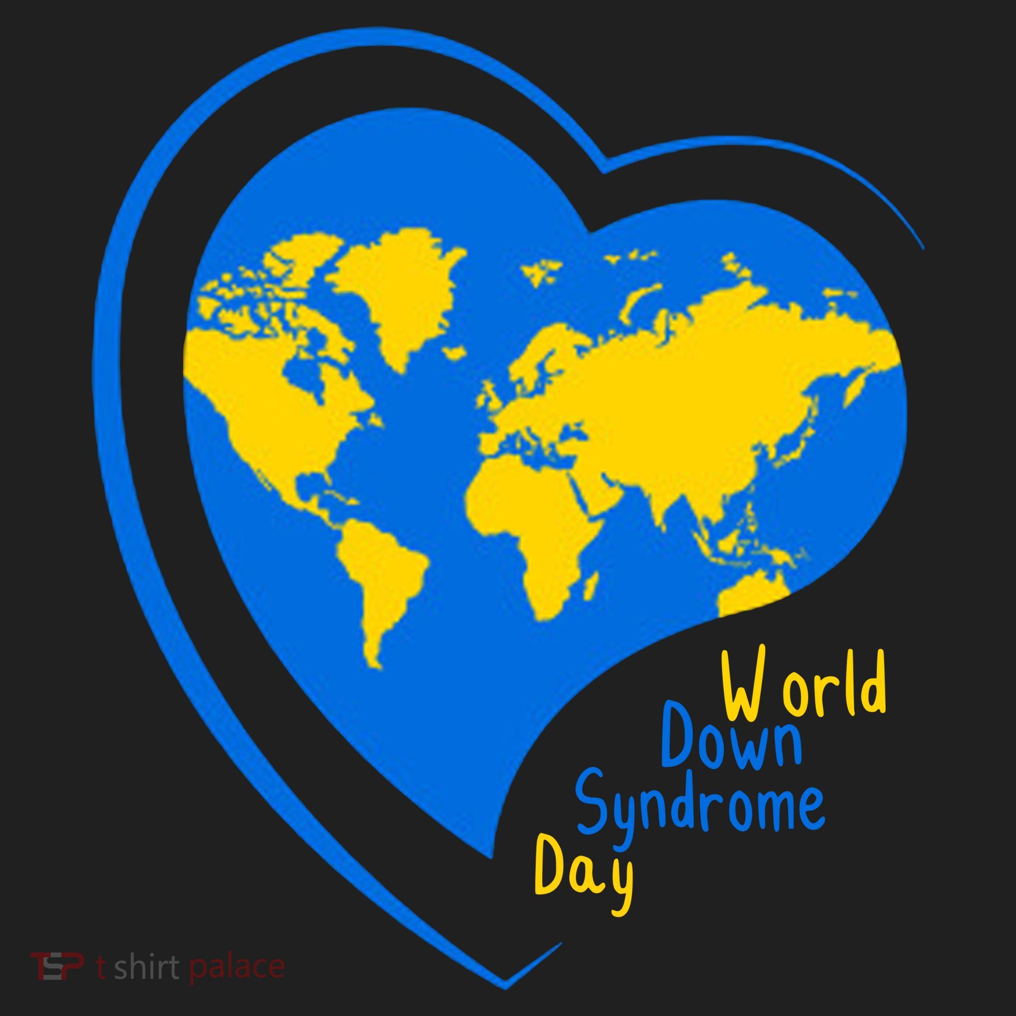 World Down Syndrome Day Heart Earth Tumbler