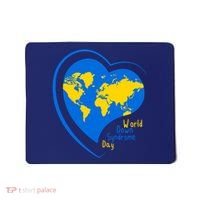 World Down Syndrome Day Heart Earth Mousepad thumb 0