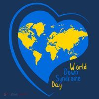 World Down Syndrome Day Heart Earth Mousepad thumb 1