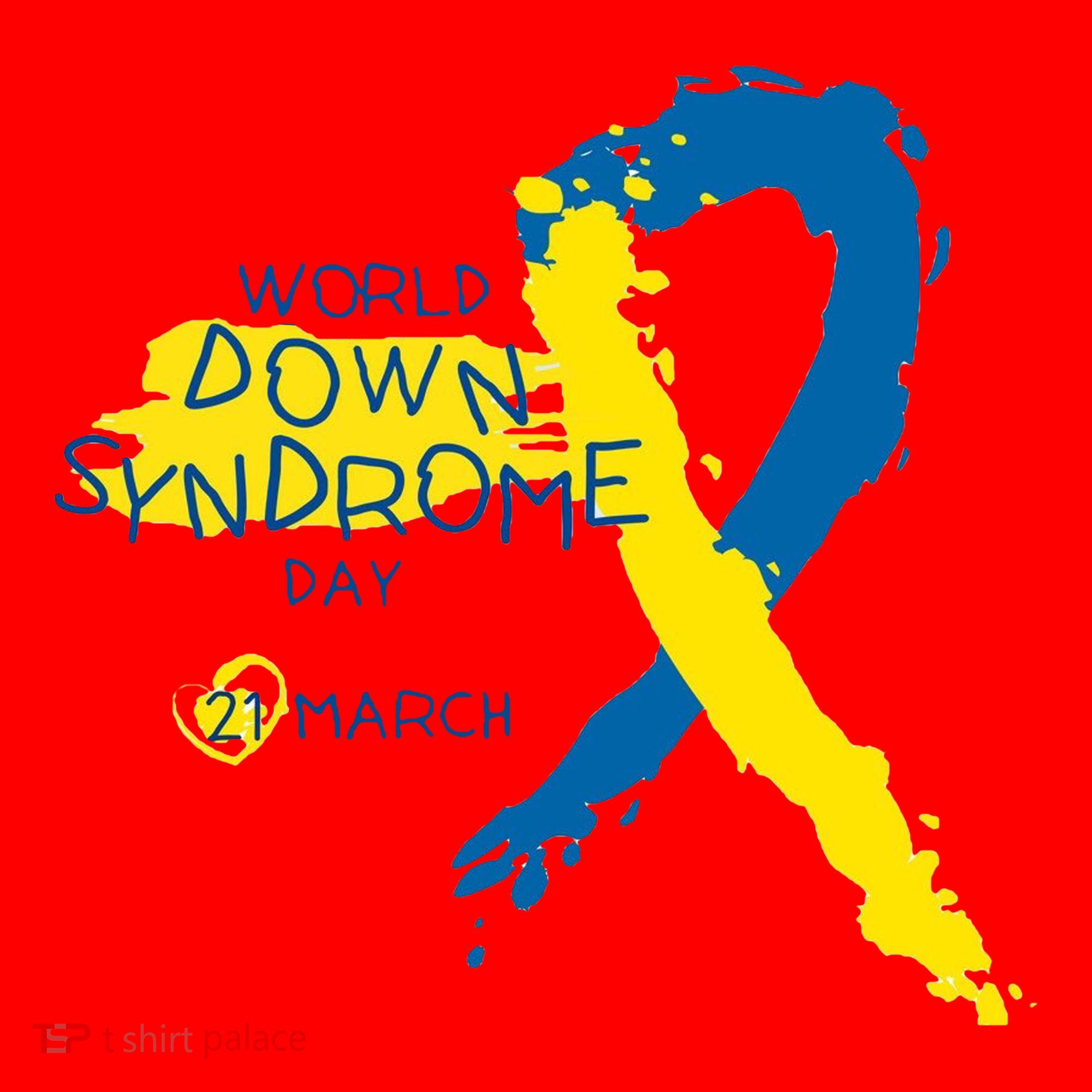 World Down Syndrome Day March 21st Santa Hat