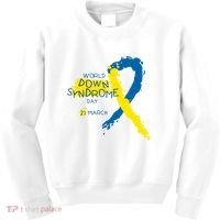 World Down Syndrome Day March 21st Kids Sweatshirt thumb 0