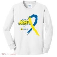 World Down Syndrome Day March 21st Kids Long Sleeve Shirt thumb 0