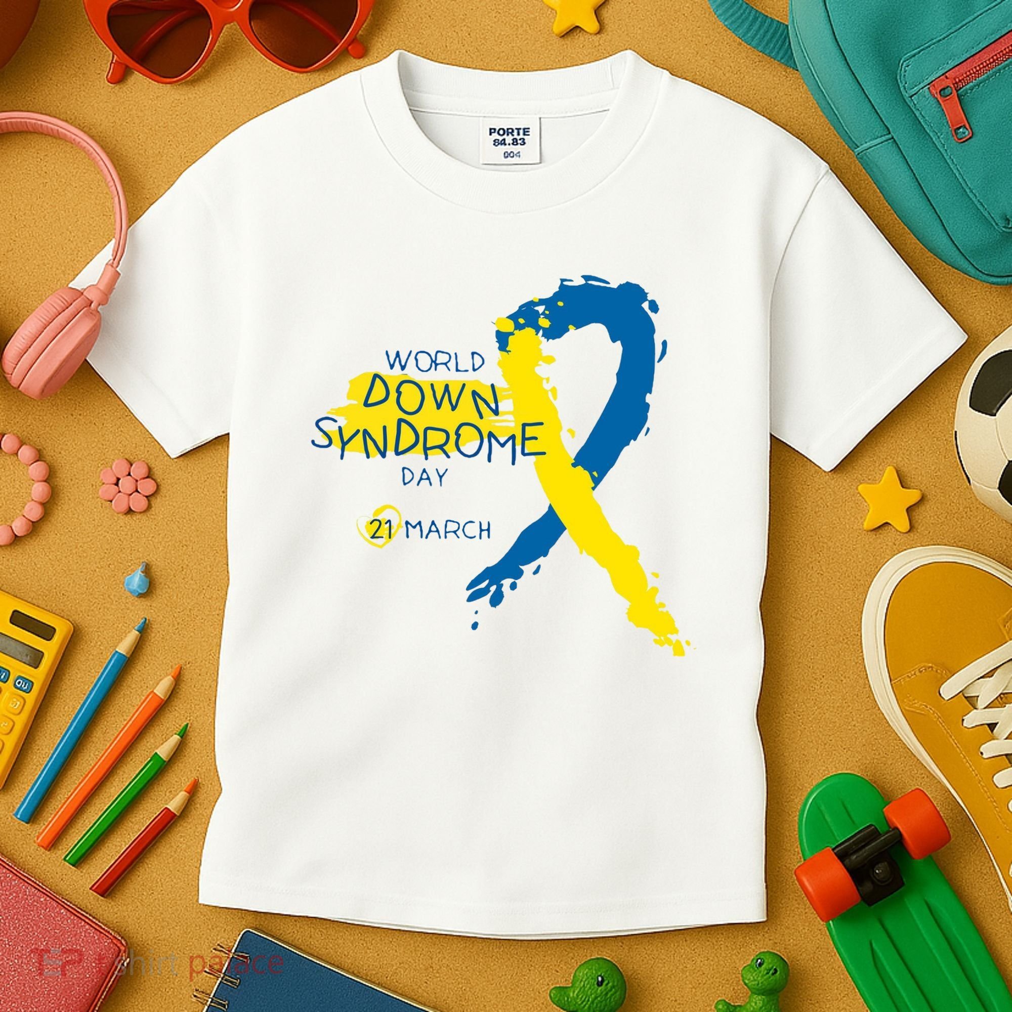 World Down Syndrome Day March 21st Kids T-Shirt