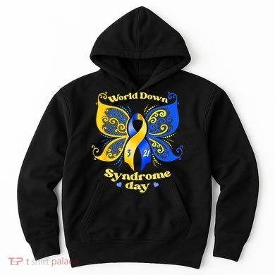 World Down Syndrome Day Awareness Socks Down Right Hoodie