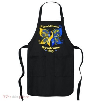 World Down Syndrome Day Awareness Socks Down Right Apron