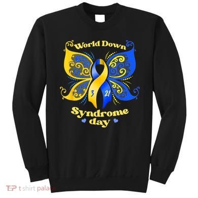 World Down Syndrome Day Awareness Socks Down Right Sweatshirt