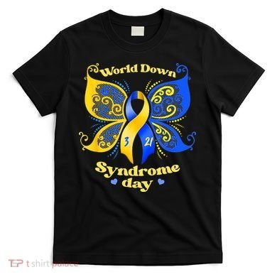 World Down Syndrome Day Awareness Socks Down Right T-Shirt
