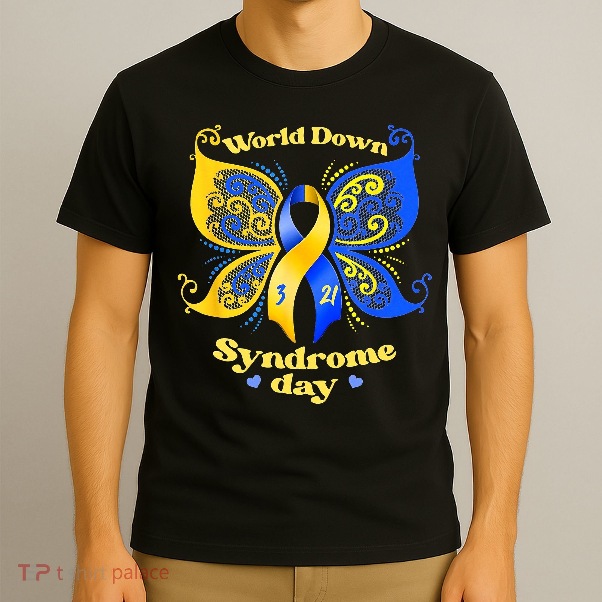 World Down Syndrome Day Awareness Socks Down Right T-Shirt