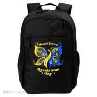 World Down Syndrome Day Awareness Socks Down Right Backpack thumb 0