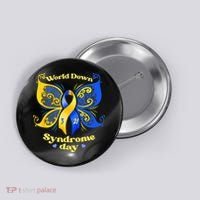 World Down Syndrome Day Awareness Socks Down Right Button thumb 0