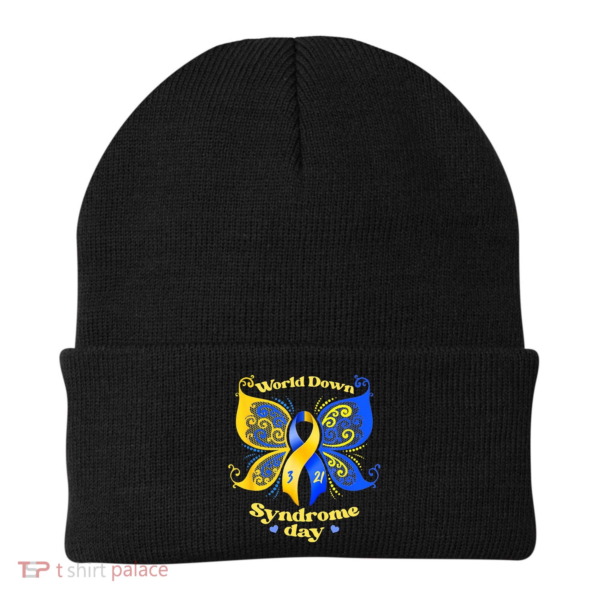 World Down Syndrome Day Awareness Socks Down Right Beanie
