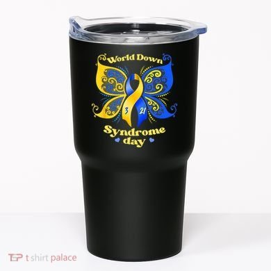 World Down Syndrome Day Awareness Socks Down Right Tumbler
