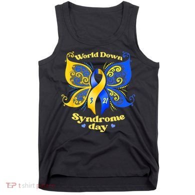 World Down Syndrome Day Awareness Socks Down Right Tank Top