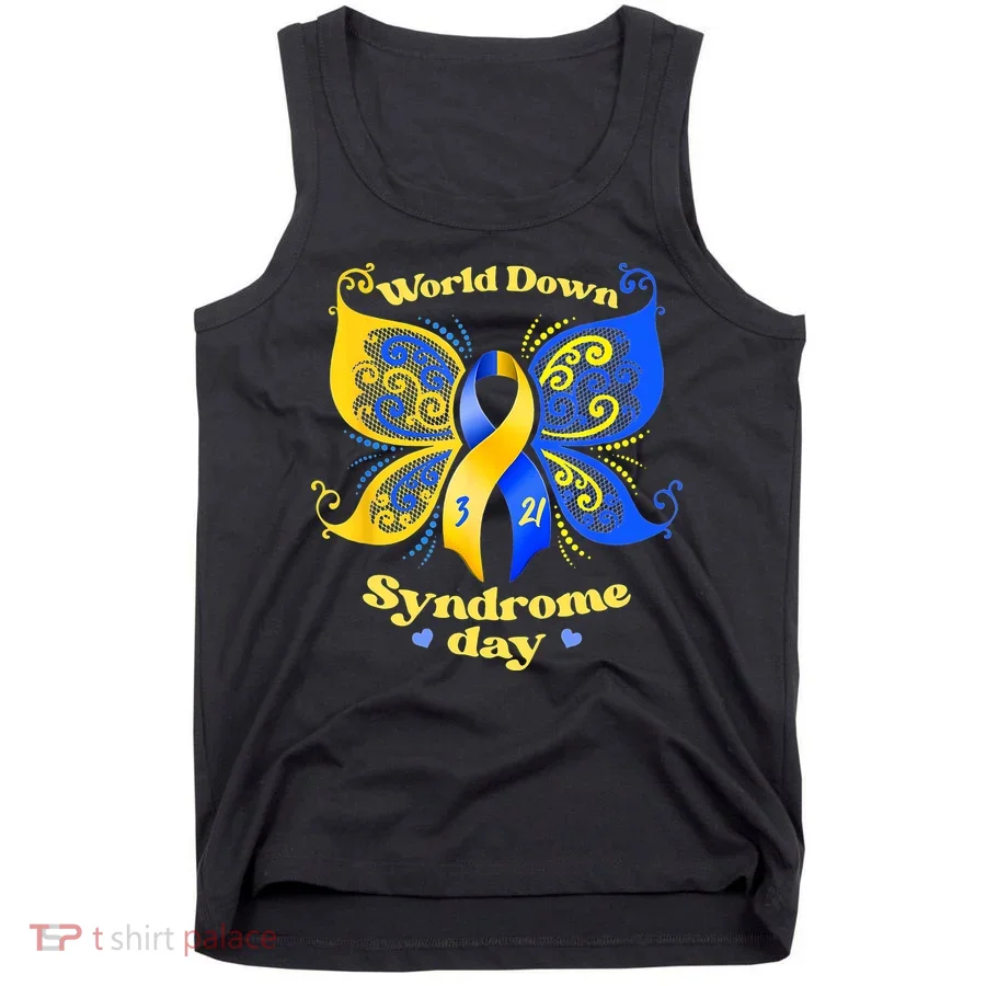 World Down Syndrome Day Awareness Socks Down Right Tank Top