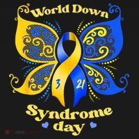 World Down Syndrome Day Awareness Socks Down Right Kids T-Shirt thumb 4